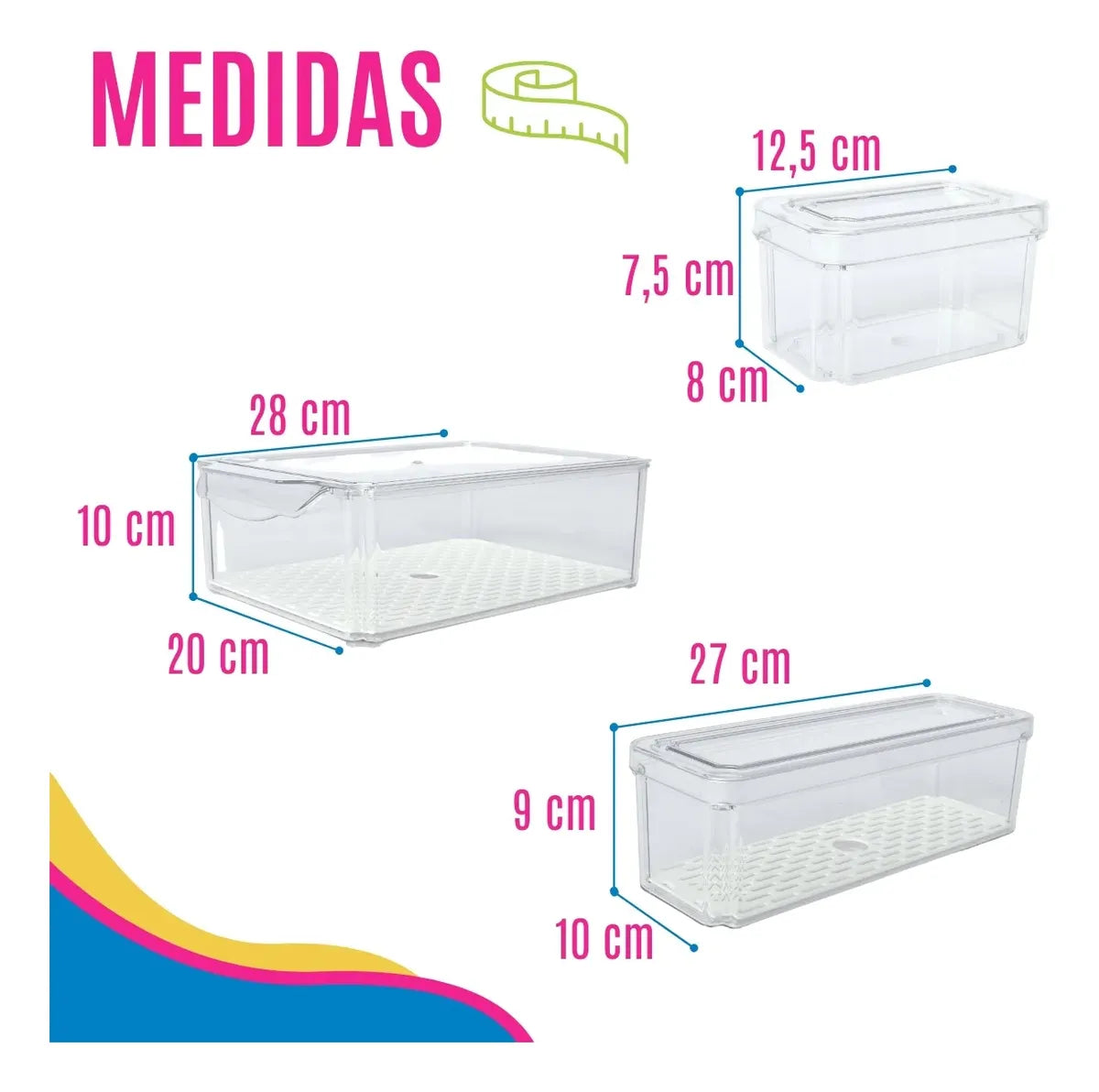 Organizadores De Nevera Almacenamient x7